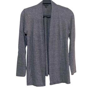 J Jill Wearever Collection Black Cardigan Sweater Size Small